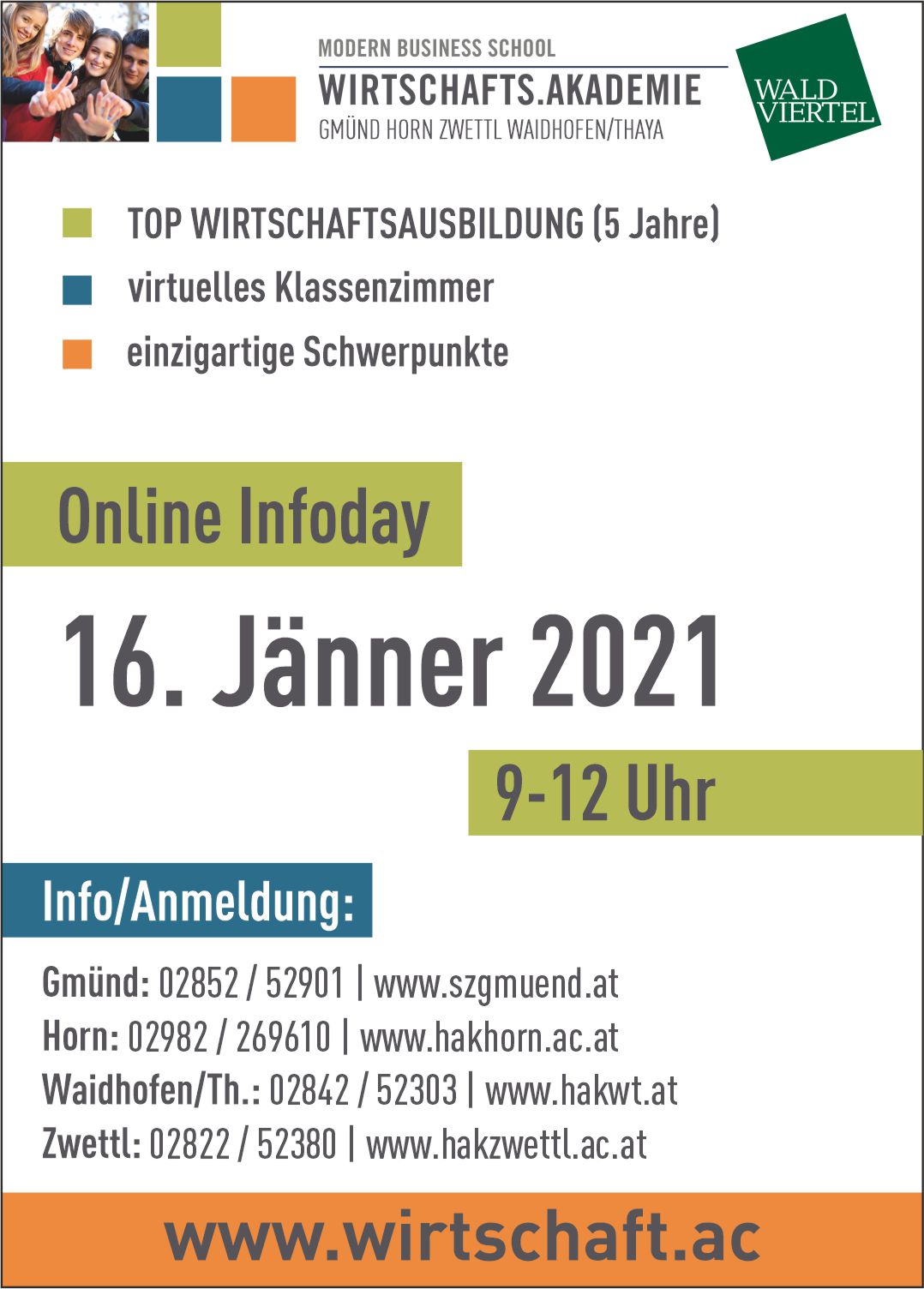 Virtuelle Tage der offenen Tür