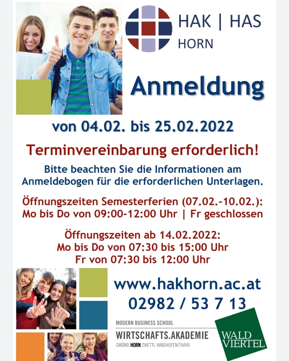 Voranmeldungen für das Schuljahr 2022/23