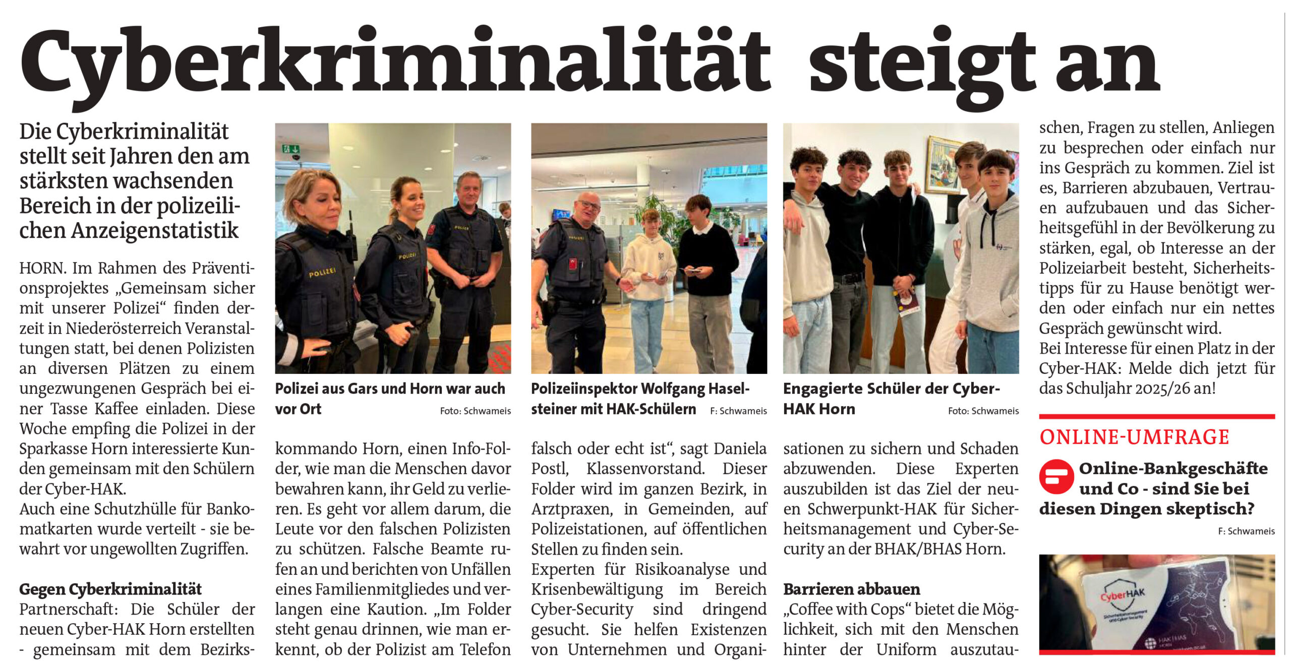 Cyberkriminalität steigt an