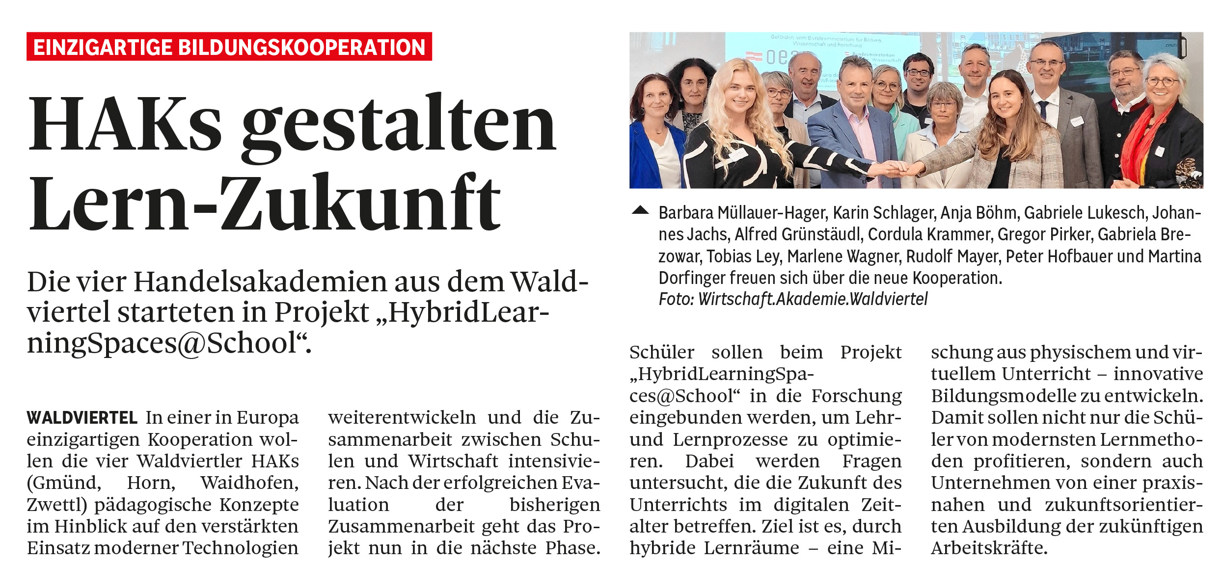 HAKs gestalten Lern-Zukunft