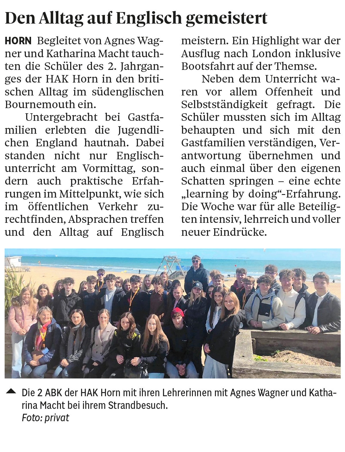 Den Alltag auf Englisch gemeistert