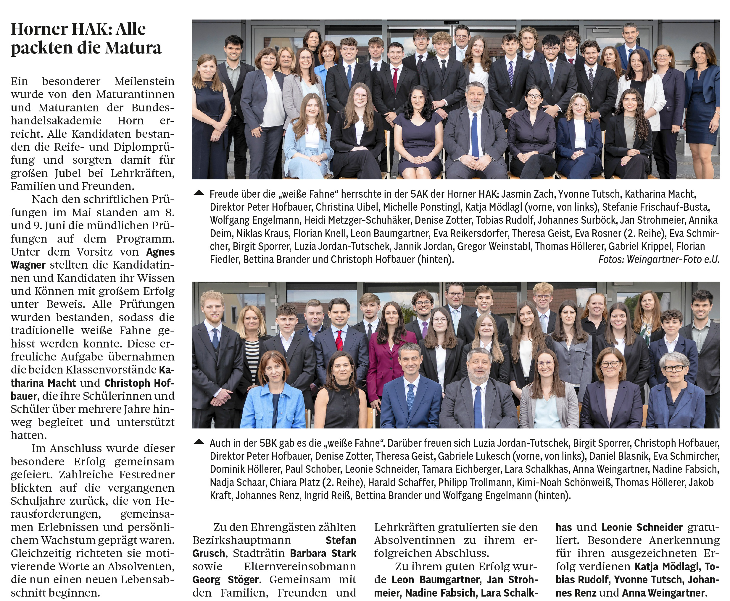 Erfolgreiche Matura